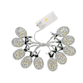 Miniatyrbild 1 av 4: 1,5 m 10 LED bomullsboll ljusslinga fest bröllop jul dekorationsljus