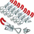 8 stk. Justerbar Toggle Latch Clamp Gh4001 165 kg/363,7 lbs Holdekapacitet Til Hurtig Fiksering Og Spænding