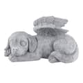 2024 Pet Minde Statue Resin Sovende Kæledyr Engel Have Skulptur til Kæledyr Minde Gravsten Ornament Engel Hund