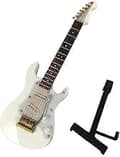 Elektrisk Gitarr Ornament Mini Gitarrmodell Festival Dekoration med Stativ (GE34W-14-S)