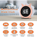Miniatyrbilde 2 av 5: Barnealarmklokke, Dinosaur Digital Alarm Clock, Toddler Oppladbare Usb-klokker Med Nattlys For Jenter Gutter