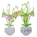 2-pakning LED-sensor nattlys plug-in nattlys