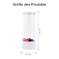 Miniatyrbillede 2 af 8: LED dekorationslys LED dekorationslys, lavalampe med 7 farveskift til hjemmet, oplev \"undervands\"-verdenen, hvid