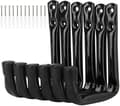 Garageförvaring Tunga J-krokar, 6-pack Väggmonterade Stålhängare (12cm X 10cm)