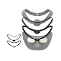 Miniatyrbild 1 av 5: VR-ansiktsmaskersättning Ansiktsplatta för PSVR2-headset Magnetiskt ansiktsgränssnittsfäste för PS VR2 VR-tillbehör（Svart）