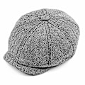 Miniatyrbilde 1 av 5: Herre Rutete Herringbone Cap Beret Flat Cap