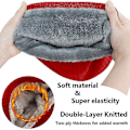 Miniatyrbild 4 av 5: Fleece Halsvärmare Termiska Snoods Unisex Tjock Vinter Kallt Väder Stickad（Stil4）
