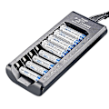 Miniatyrbillede 2 af 5: Lcd-skærm, oplader, 8-slot opladere, batterier oplader, nimh oplader, opladningsboks, batteriopladere, aa oplader, aaa oplader, batterioplader