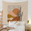 Miniatyrbillede 2 af 2: Kunst Hjem Baggrund Klud Dekoration Gave Mandala Boho Gobelin Egnet til Soveværelse Dekor 57 59 x 79 tommer