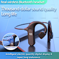 Pikkukuva 5 / 5: Bon-e luujohtokuulokkeet Avoimet korvakuulokkeet Bluetooth 5.2 Urheilun langattomat kuulokkeet Sisäänrakennetulla mikrofonilla（Musta）
