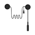 Motorcykel Bluetooth CSR Hjälm Headset Handsfree Samtal MH01 Hjälm Mikrofon Headset（Svart）