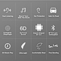 Pikkukuva 5 / 5: Luujohtokuulokkeet, Bluetooth-kuulokkeet, Bluetooth 5.0, kivuton luujohtokuuloke, urheilukuulokkeet, kuntoilukuulokkeet, melunvaimennus