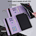 Pikkukuva 3 / 5: Lompakkoteline tablet-kotelo kuviolla Lenovo Tab M10 Plus/Smart Tab M10 FHD Plus TB-X606F（Style C Lenovo Tab M10 Plus，Purple, Purple）