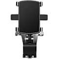 Miniatyrbilde 4 av 4: 360 graders roterende biltelefonholder multifunksjonell dashbord solskjermklips
