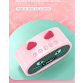 Miniatyrbild 4 av 5: JUSTUP Sömnträningsklocka Väckarklocka Trådlös Bluetooth-högtalare Väckarklocka Bärbar Söt Stereo för Barn Flickor Pojkar Sovrum --- Rosa D