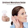 Miniatyrbillede 5 af 5: Mini In-ear Kraftig Høreapparat Lydforstærker Øre Lytteapparater Usynlig Mikro Høj Kvalitet Ældre Tinnitus Hovedtelefoner（Uden Batteri）