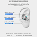 Miniatyrbild 3 av 5: Tws Trådlösa Bluetooth Hörlurar Vattentäta Sporthörlurar Touch Mini Handfree Samtal Öronproppar 9d Stereo Bas Headset Med Led Laddningsfodral