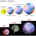 Miniatyrbillede 5 af 5: 3D Galaxy Natlampe 16 Farver Fjernbetjening & Touch Control LED Måne Rumlampe