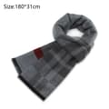 Halsduk Herr Stickad Halsduk Dam Varm Höst Vinter Halsduk, Herrhalsduk Basic Klassisk Modern Elegant Varm Lång Vinterhalsduk(4)