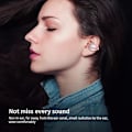 Miniatyrbillede 4 af 5: Led Breath Lamp Bluetooth Bone Conduction Wireless Earphone Bluetooth Headset Touch Single Ear Headset For Phone Tws Noise Reduction A