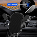 Miniatyrbilde 4 av 5: Universal biltelefonholder 360 rotasjon luftventil GPS-fester stativ（Som vist）