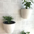 Miniatyrbild 2 av 5: 2024, Självbevattnande blomkrukor inomhus, Självbevattnande väggkrukor för inomhus hängande blomkrukor Vägghängande kruka för heminredning 7PCS