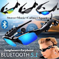 Pikkukuva 2 / 5: 2 in 1 Bluetooth-kuulokkeet aurinkolasit mikrofonilla polarisoidut kevyet aurinkolasit kuulokkeet langattomat kuulokkeet ulkoiluun urheiluun ajamiseen ratsastuslasit
