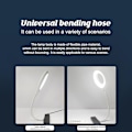 Miniatyrbild 5 av 5: Led-läslampa Röststyrning Usb-lampa Smart Nattlampa För Sovrum