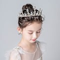 Miniatyrbillede 4 af 4: Prinsessekrone og tiara til kvinder og piger Dronningkrone Prom Kostume Tiara Rhinestone Bryllup