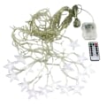 Miniatyrbillede 2 af 5: Streng af lys jule stjerne gardin lys hjem fest dekoration lys 16 stjerne 80 mini led 11,5 fod lysstreng lys til ferieindretning udsalg(C)