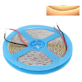 Pikkukuva 1 / 5: 202412V COB LED -joustava nauhavalo, itseliimautuva 90 CRI, joustava tasainen LED -nauhavalaisin 110LM 5m 3000K lämmin valo