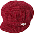 Miniatyrbillede 1 af 5: Baret Huer til Kvinder Blød Varm Hæklet Strikkede Baretter Atumn Vinter Hue Hue Mode Strikkede Kalot Elegant Græskar Hat（One Size，Lilla 2）