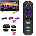 Miniatyrbild 1 av 4: Tcl Rc280v4 ersättningsfjärrkontroll för Tcl Roku TV