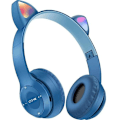 Miniatyrbillede 5 af 5: Bluetooth 5.0 Katteøre Hovedtelefoner til Børn Foldbare Trådløse Stereo Headset med Mikrofon LED Lydstyrkekontrol