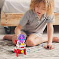 Miniatyrbild 3 av 5: Elektriska barns leksaker Stunt roterande toppboll Lejon dans ljus musik söt docka present till pojkar och flickor