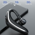 Pikkukuva 3 / 5: Langattomat V5.0 Bluetooth-kuulokkeet korvan sisäiset kevyet kuulokkeet - musta