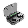 Pikkukuva 1 / 5: 9d Hifi Bluetooth 5.1 Langaton Kuuloke Cvc8.1 Melunpoisto Stereo In Ear Kuulokkeet Tws Langattomat Kuulokkeet Led Virtatila Näyttö Latauskotelo Latauslaite
