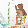 Miniatyrbild 5 av 5: Dww-väggstickers i barnstorlek Djurstorlek väggstickers Tillväxtdiagram väggstickers Väggdekoration