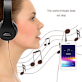 Miniatyrbillede 1 af 4: Foldbar trådløs stereo Bluetooth-headset med mikrofon til iPhone, mobiltelefon, pc og bærbar computer