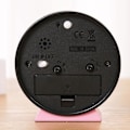 Miniatyrbild 4 av 4: Enkel väckarklocka, sängklocka för studenthem, nattlampa, tyst sovrum batteridriven (färg: Svart)