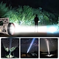 Miniatyrbillede 3 af 5: Lommelygte Led Lommelygte Sidelys Multifunktionel Stærkt Lys Lommelygte Udendørs Led Bærbar Hjem USB Genopladelig Lommelygte（B）