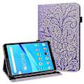Miniatyrbillede 1 af 5: Wallet Stand Tablet Cover med mønster til Lenovo Tab M10 Plus/Smart Tab M10 FHD Plus TB-X606F（Style C Lenovo Tab M10 Plus，Lilla, Lilla）