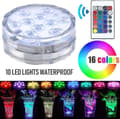 Vedenalaiset LED-valot 10 LED Ip68 vedenpitävät vedenalaiset LED-valot