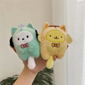 Miniatyrbillede 5 af 5: Sanrio Kuromi Cross-dressing Cat Doll Keychain Backpack Pendant Plys Legetøj（A6 Nøglering）