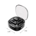 Miniatyrbillede 3 af 5: Intelligent Digital Display Bluetooth-øretelefoner HIFI-lydkvalitet Ægte stereolyd Transparent opladningsetui Bluetooth-øretelefoner