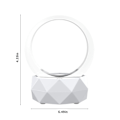 Pikkukuva 3 / 5: Tunnelmavalaisin Yöpöytälamppu - Värikäs Yölamppu Bluetooth-kaiutin Koti Älykäs Langaton Pöytälamppu - Lahja Mini Subwoofer Bluetooth-ääni
