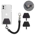 Mobiltelefon Lanyard Tether med Patch, universell smarttelefon håndleddsstropp