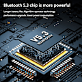 Miniatyrbillede 4 af 5: Bluetooth-hovedtelefoner Touches LED Digital Display Screen 5.3 Bluetooth Chip Type-c Hurtigopladning Intelligent Støjreduktion Lav latenstid