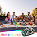 Miniatyrbild 4 av 5: Bluetooth-högtalare utomhus bärbar ridning cylinder färgglatt ljus handhållen subwoofer gåva högtalare utförsäljning（Kamouflage）