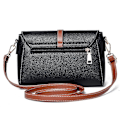 Miniatyrbillede 3 af 5: Blød PU læder dame crossbody skuldertaske（A）